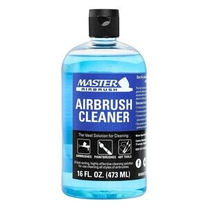 Master Airbrush Cleaner, 16 oz - Fast Acting Cleaning Solution